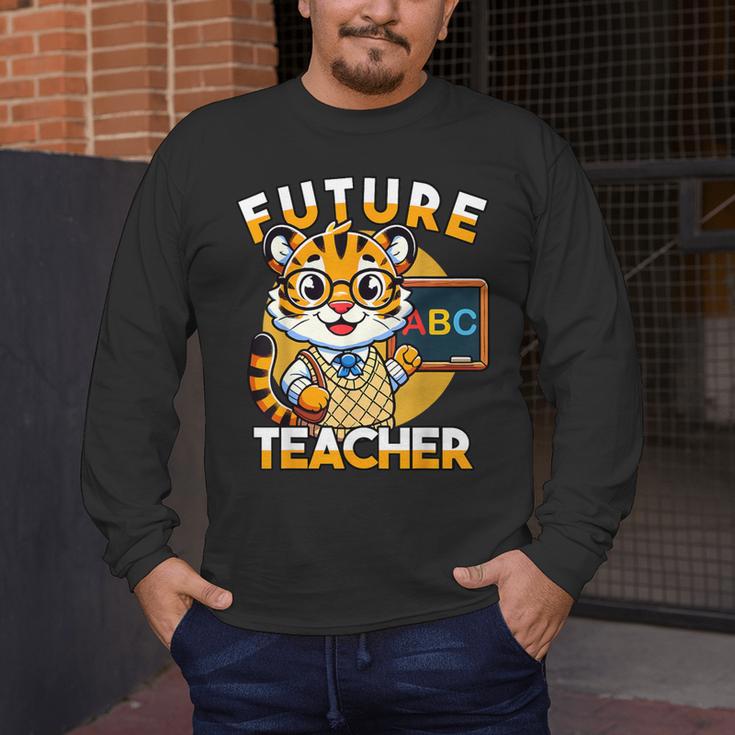 Future Teacher Graphic For Boys Inspiring Young Minds Men's Long Sleeve T-Shirt, funny design Future Teacher Graphic For Boys Inspiring Young Minds Men's Long Sleeve T-Shirt, funny design