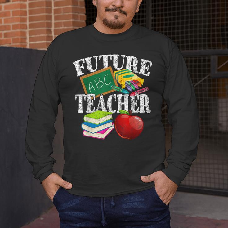 Future Teacher With Canyon And Book Teacher Men Women Girls Kids Men's Long Sleeve T-Shirt, funny design Future Teacher With Canyon And Book Teacher Men Women Girls Kids Men's Long Sleeve T-Shirt, funny design