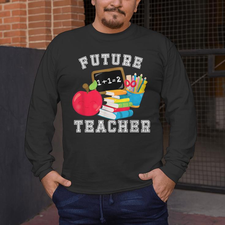 Future Teacher Costume For Adults And Kids T-Shirt Men's Long Sleeve T-Shirt, funny design Future Teacher Costume For Adults And Kids T-Shirt Men's Long Sleeve T-Shirt, funny design