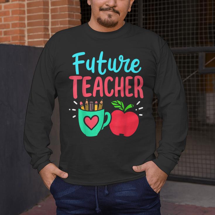 Future Teacher Education Student Men's Long Sleeve T-Shirt, funny design Future Teacher Education Student Men's Long Sleeve T-Shirt, funny design
