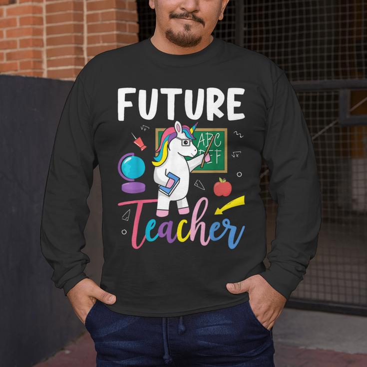 Future Teacher School Teacher Female Men's Long Sleeve T-Shirt, funny design Future Teacher School Teacher Female Men's Long Sleeve T-Shirt, funny design