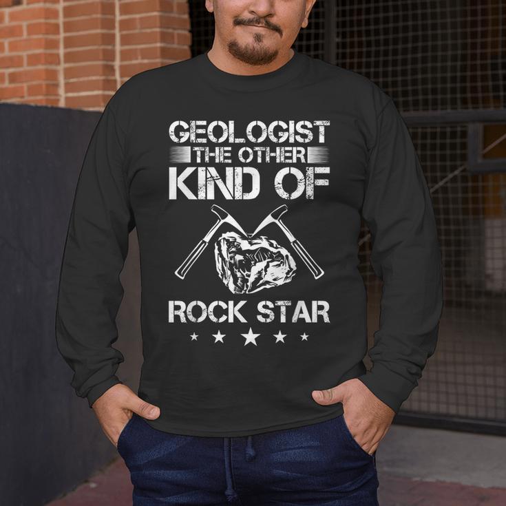 Geology Outfit Geology Teacher Geology Department Geologist Men's Long Sleeve T-Shirt, funny design