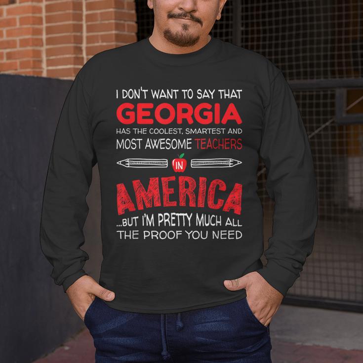 Georgia Teachers Classroom Tshirt Men's Long Sleeve T-Shirt, funny design Georgia Teachers Classroom Tshirt Men's Long Sleeve T-Shirt, funny design