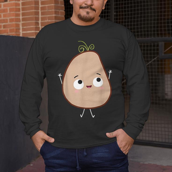Good Egg Teacher Halloween Costume The Couch Potato Men's Long Sleeve T-Shirt, funny design