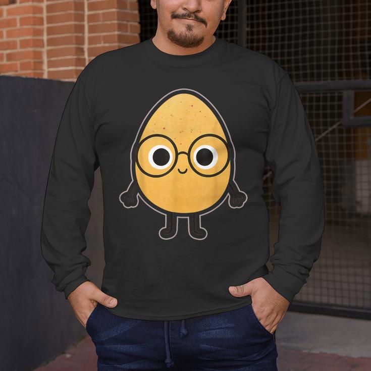 Good Egg Teacher Halloween Costume The Smart Cookie Men's Long Sleeve T-Shirt, funny design