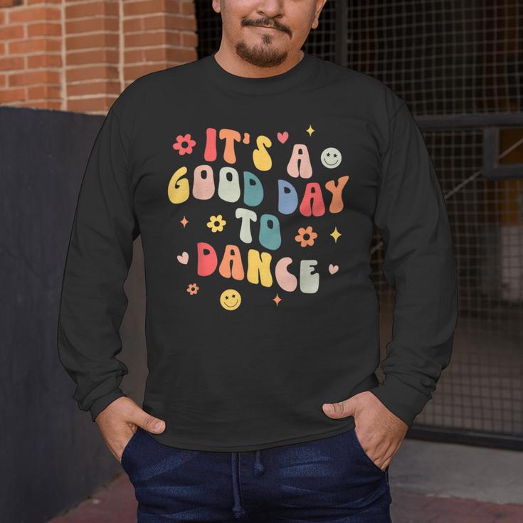 Groovy Its A Good Day To Dance Dance Teacher Men's Long Sleeve T-Shirt, funny design