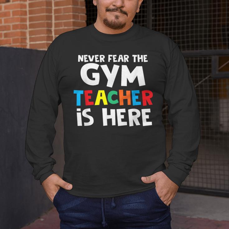 Gym Teacher Back To School Teacher Shirts For Men Women Girls Kids Men's Long Sleeve T-Shirt, funny design Gym Teacher Back To School Teacher Shirts For Men Women Girls Kids Men's Long Sleeve T-Shirt, funny design