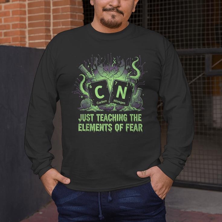 Halloween 67 Meme Science Chemistry Teacher Periodic Table Men's Long Sleeve T-Shirt, funny design Halloween 67 Meme Science Chemistry Teacher Periodic Table Men's Long Sleeve T-Shirt, funny design