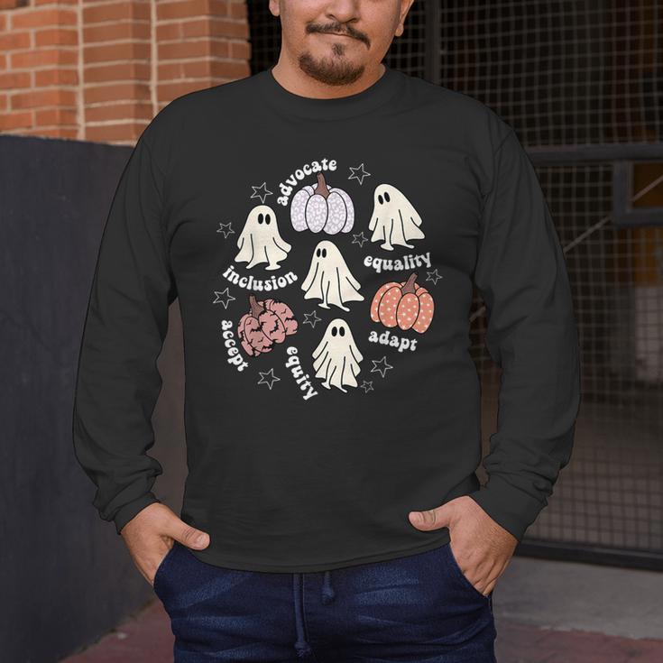 Halloween Advocate Heat Transfers Special Education Teacher Men Women Men's Long Sleeve T-Shirt, funny design Halloween Advocate Heat Transfers Special Education Teacher Men Women Men's Long Sleeve T-Shirt, funny design