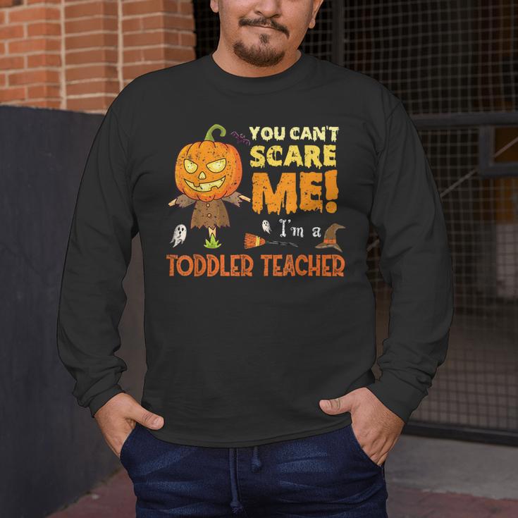 Halloween You Can't Scare Toddler Teacher For Men Women Men's Long Sleeve T-Shirt, funny design Halloween You Can't Scare Toddler Teacher For Men Women Men's Long Sleeve T-Shirt, funny design