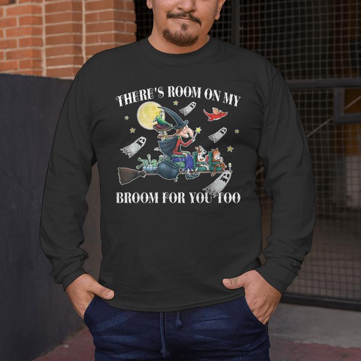 Halloween There's Room On My Broom For You Too Teacher Men's Long Sleeve T-Shirt, funny design Halloween There's Room On My Broom For You Too Teacher Men's Long Sleeve T-Shirt, funny design