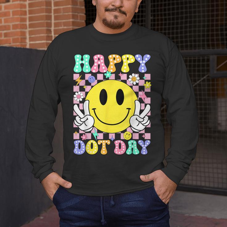 Happy Dot Day Shirts Teacher Student Girls Kids Smile Face Men's Long Sleeve T-Shirt, funny design Happy Dot Day Shirts Teacher Student Girls Kids Smile Face Men's Long Sleeve T-Shirt, funny design