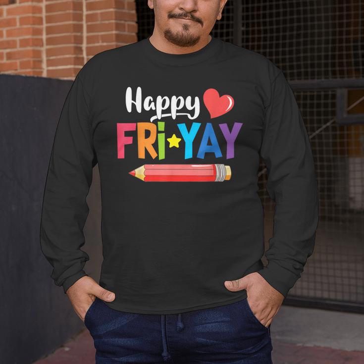 Happy Fri-Yay Friday Lovers Fun Teacher Life Weekend Men's Long Sleeve T-Shirt, funny design Happy Fri-Yay Friday Lovers Fun Teacher Life Weekend Men's Long Sleeve T-Shirt, funny design