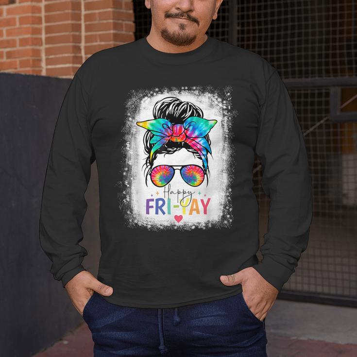 Happy Fri-Yay Friday Teacher Life Happy Friday Men's Long Sleeve T-Shirt, funny design