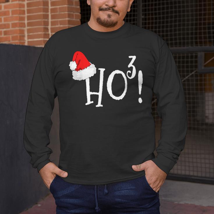 Ho Cubed Shirt Math Teacher Xmas For Men Women Kids Men's Long Sleeve T-Shirt, funny design Ho Cubed Shirt Math Teacher Xmas For Men Women Kids Men's Long Sleeve T-Shirt, funny design