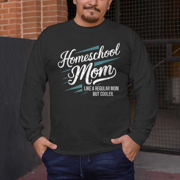 Homeschool Life Homeschool Mom Homeschool Dad Teacher Kids Men's Long Sleeve T-Shirt, funny design