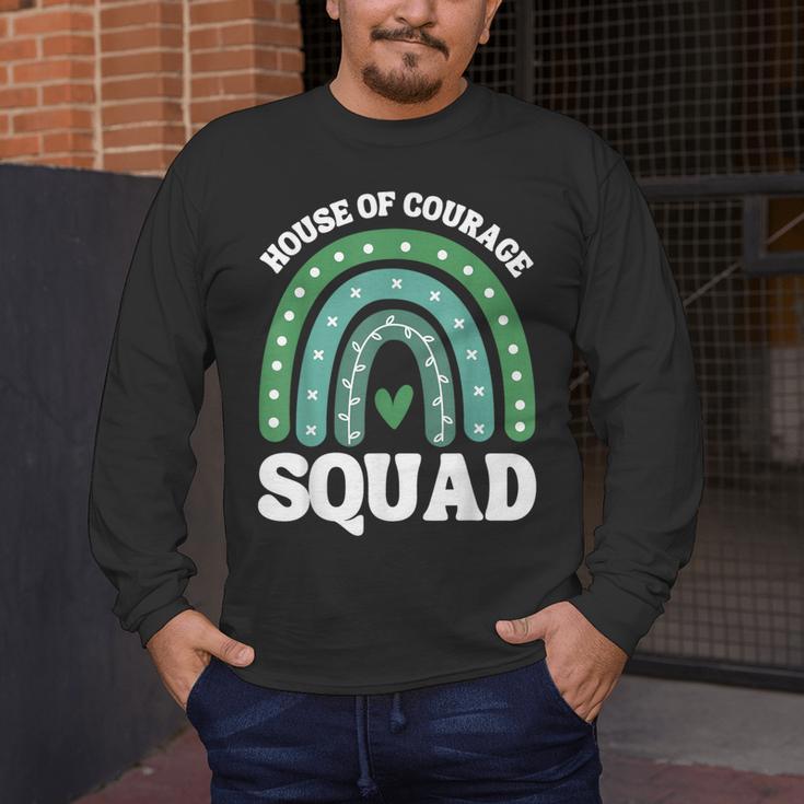 House Of Courage Squad RCA School Teacher Student Tee Men's Long Sleeve T-Shirt, funny design
