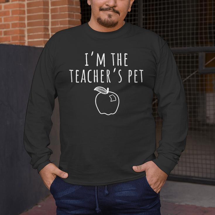I'm The Teacher's Pet Men Women Kids Men's Long Sleeve T-Shirt, funny design I'm The Teacher's Pet Men Women Kids Men's Long Sleeve T-Shirt, funny design