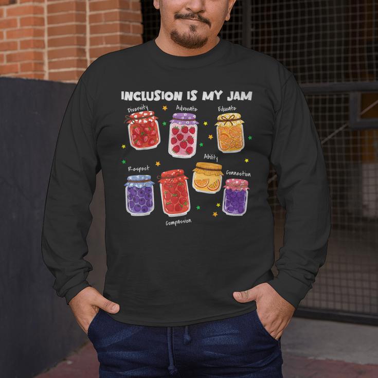 Inclusion Is My Jam Special Education Teacher Para Autism Men's Long Sleeve T-Shirt, funny design Inclusion Is My Jam Special Education Teacher Para Autism Men's Long Sleeve T-Shirt, funny design