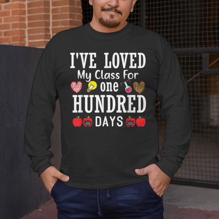 I'Ve Loved My Class For 100 Days Of School 100th Day Teacher Men's Long Sleeve T-Shirt, funny design I'Ve Loved My Class For 100 Days Of School 100th Day Teacher Men's Long Sleeve T-Shirt, funny design