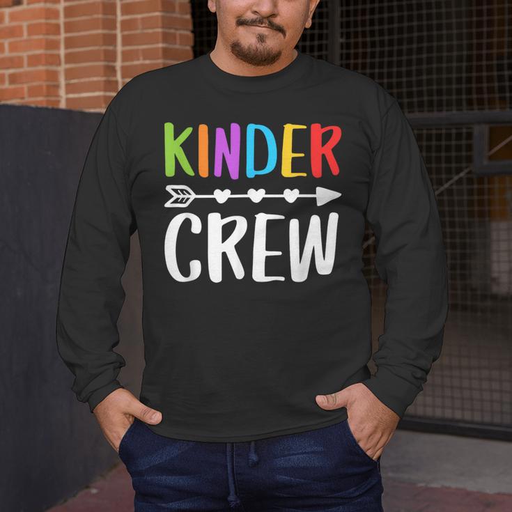 Kinder Crew Shirt Kindergarten Boy Girl Student Teacher Men's Long Sleeve T-Shirt, funny design Kinder Crew Shirt Kindergarten Boy Girl Student Teacher Men's Long Sleeve T-Shirt, funny design