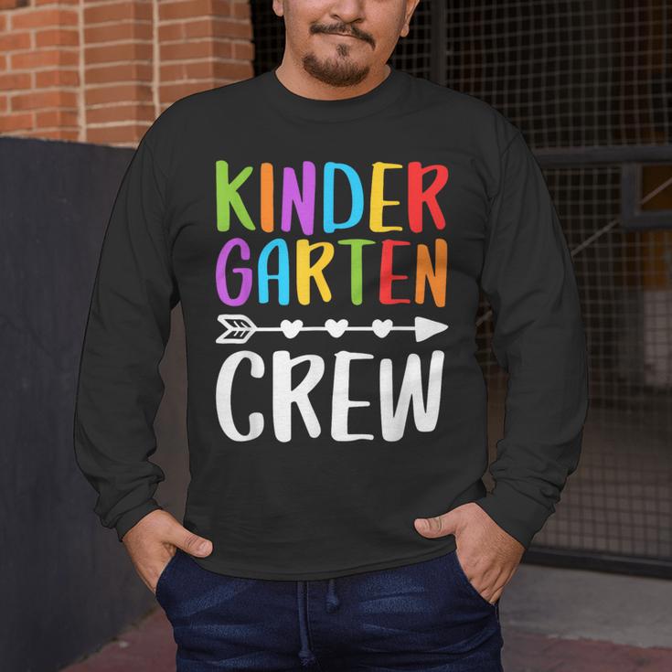 Kindergarten Crew Shirt Kinder Crew Teacher Boy Girl Men's Long Sleeve T-Shirt, funny design Kindergarten Crew Shirt Kinder Crew Teacher Boy Girl Men's Long Sleeve T-Shirt, funny design