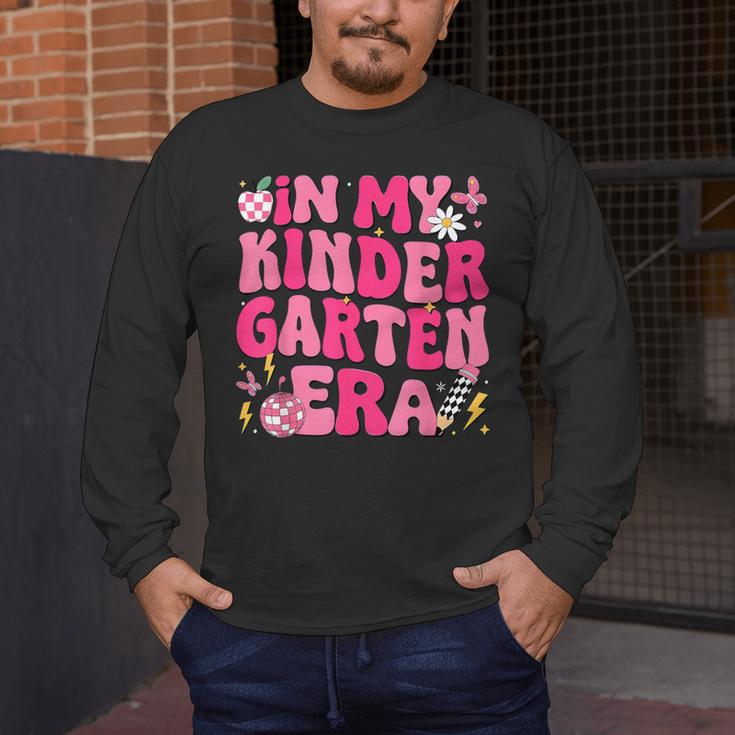 In My Kindergarten Era Girl Back To School Kinder Teacher Men's Long Sleeve T-Shirt, funny design