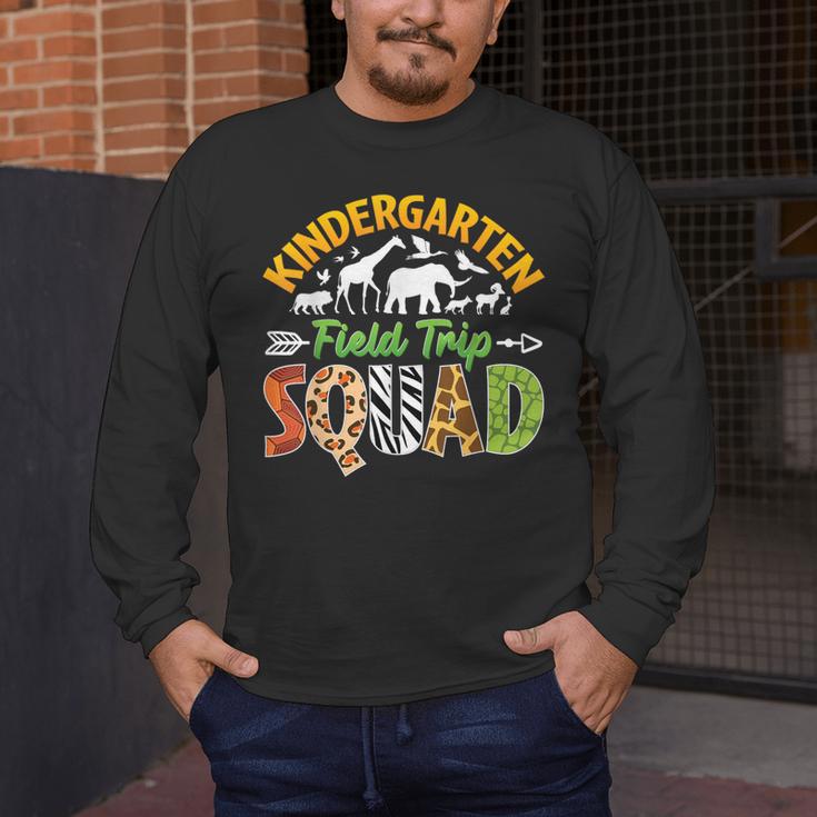 Kindergarten Zoo Field Trip Squad Matching Teacher Students Men's Long Sleeve T-Shirt, funny design Kindergarten Zoo Field Trip Squad Matching Teacher Students Men's Long Sleeve T-Shirt, funny design