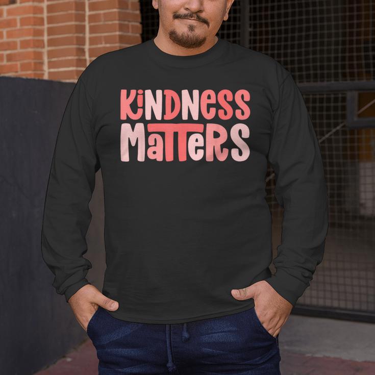 Kindness Matters Anti Bullying Shirts Teacher Child Men's Long Sleeve T-Shirt, funny design Kindness Matters Anti Bullying Shirts Teacher Child Men's Long Sleeve T-Shirt, funny design