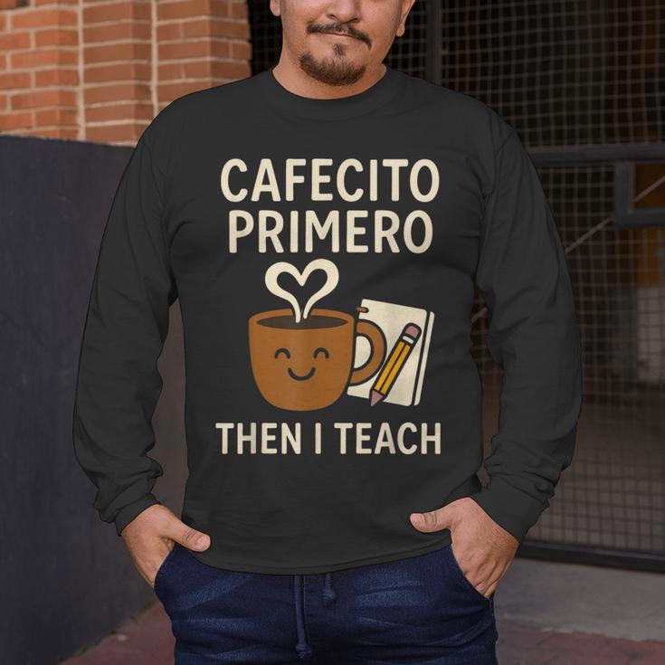 Latina Teacher Bilingual Educator Spanish Heritage Empower Men's Long Sleeve T-Shirt, funny design Latina Teacher Bilingual Educator Spanish Heritage Empower Men's Long Sleeve T-Shirt, funny design