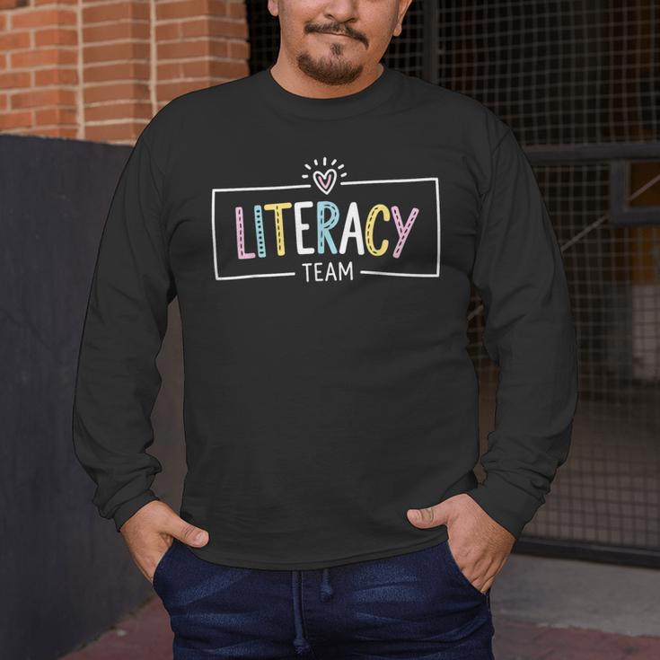 Literacy Team Teacher Men's Long Sleeve T-Shirt, funny design Literacy Team Teacher Men's Long Sleeve T-Shirt, funny design