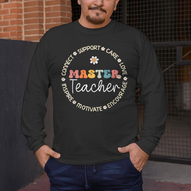 Master Teacher Appreciation Week Back To School Men's Long Sleeve T-Shirt, funny design Master Teacher Appreciation Week Back To School Men's Long Sleeve T-Shirt, funny design
