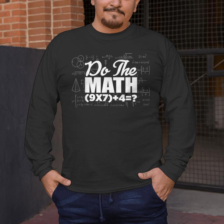 Do The Math 67 Meme Six Seven Men Women Teacher Men's Long Sleeve T-Shirt, funny design Do The Math 67 Meme Six Seven Men Women Teacher Men's Long Sleeve T-Shirt, funny design