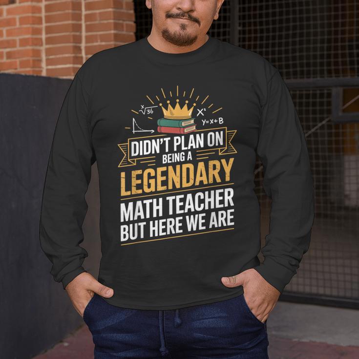 Math Teacher For Algebra Lovers Mathematics Men's Long Sleeve T-Shirt, funny design Math Teacher For Algebra Lovers Mathematics Men's Long Sleeve T-Shirt, funny design