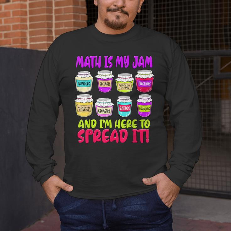 Math Teacher My Jam Here To Spread Mathematics Humor Men's Long Sleeve T-Shirt, funny design Math Teacher My Jam Here To Spread Mathematics Humor Men's Long Sleeve T-Shirt, funny design