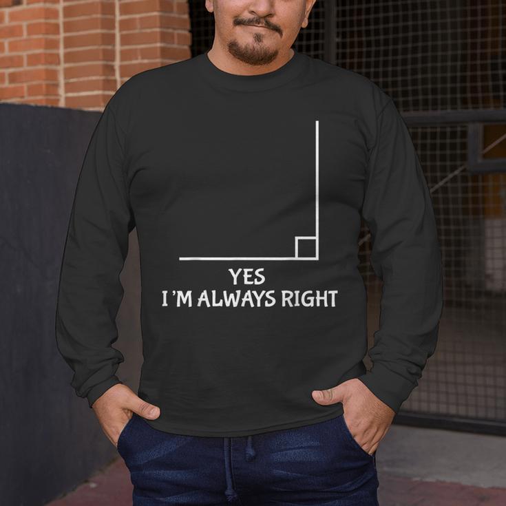 Math Teacher Joke Men Women Fun Best Math Quotes Men's Long Sleeve T-Shirt, funny design
