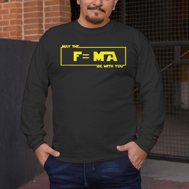 May The Fma Be With You Science Teacher Tshirts For Men Women Men's Long Sleeve T-Shirt, funny design May The Fma Be With You Science Teacher Tshirts For Men Women Men's Long Sleeve T-Shirt, funny design