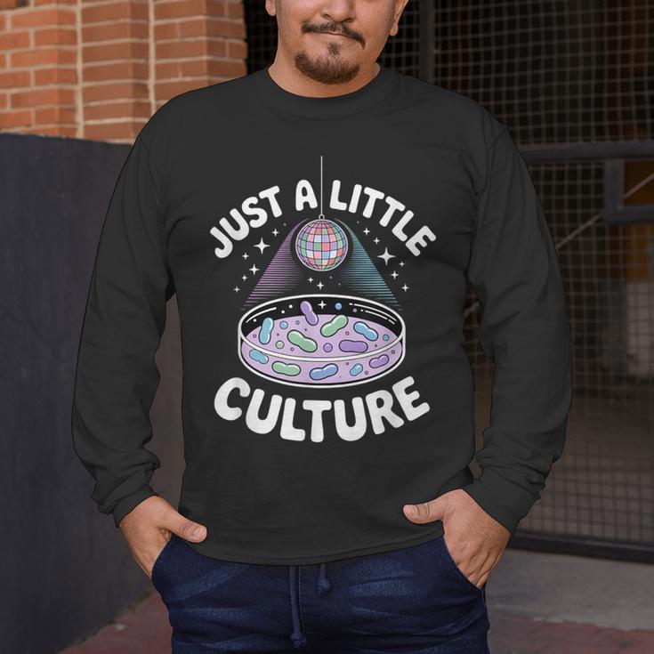 Microbiology Lab Love Culture Biology Teacher Lab Tech Men's Long Sleeve T-Shirt, funny design