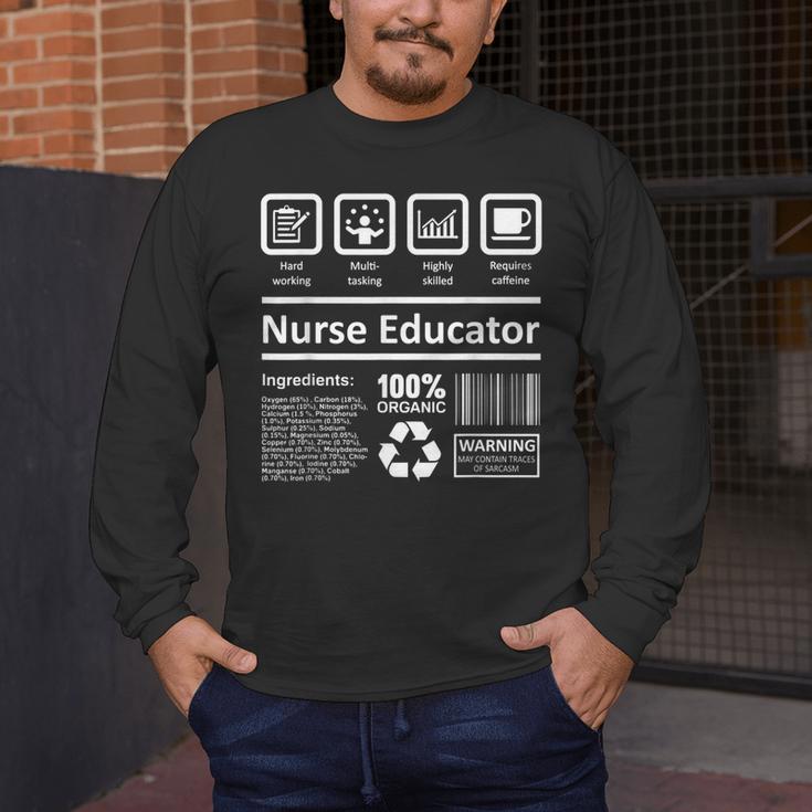 Nurse Educator Shirt Men Women Nursing Instructor Teacher Men's Long Sleeve T-Shirt, funny design