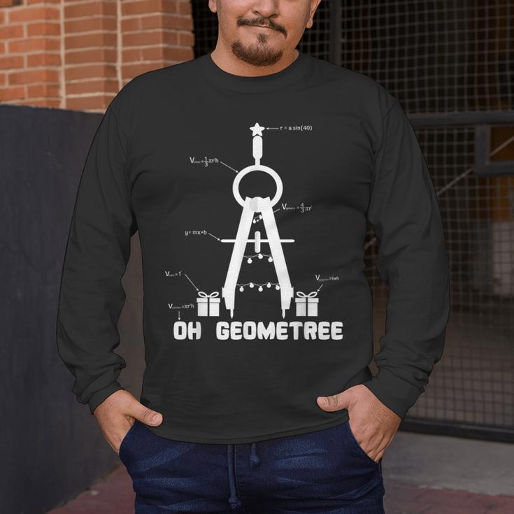 Oh Geometree Math Teacher Geometry Christmas Tree For Men Women Kids Men's Long Sleeve T-Shirt, funny design Oh Geometree Math Teacher Geometry Christmas Tree For Men Women Kids Men's Long Sleeve T-Shirt, funny design