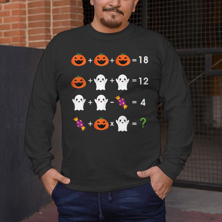 Order Of Operations Halloween Quiz Math Teacher For Men Women Kids Men's Long Sleeve T-Shirt, funny design Order Of Operations Halloween Quiz Math Teacher For Men Women Kids Men's Long Sleeve T-Shirt, funny design