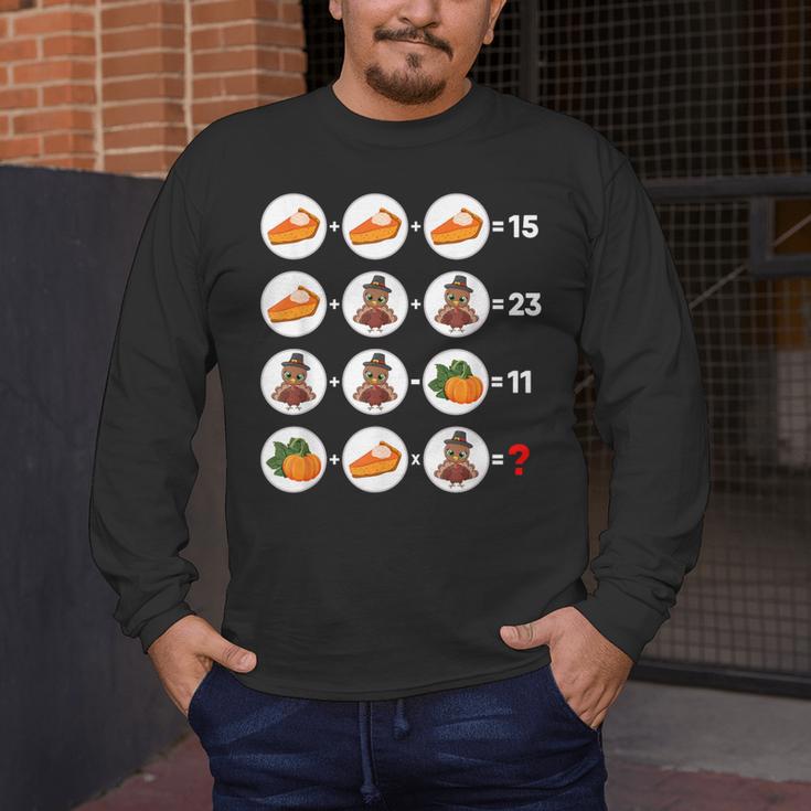Order Of Operations Math Quiz Game Teacher Thanksgiving Men's Long Sleeve T-Shirt, funny design Order Of Operations Math Quiz Game Teacher Thanksgiving Men's Long Sleeve T-Shirt, funny design