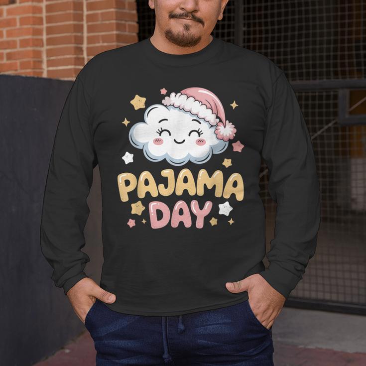 Pajama Day School Spirit Week Fun Cloud Teacher Men's Long Sleeve T-Shirt, funny design Pajama Day School Spirit Week Fun Cloud Teacher Men's Long Sleeve T-Shirt, funny design