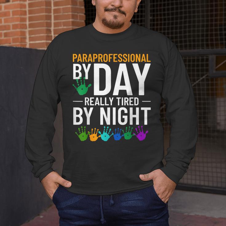 Paraprofessional Educator Teacher Para Classroom Assistant Men's Long Sleeve T-Shirt, funny design Paraprofessional Educator Teacher Para Classroom Assistant Men's Long Sleeve T-Shirt, funny design