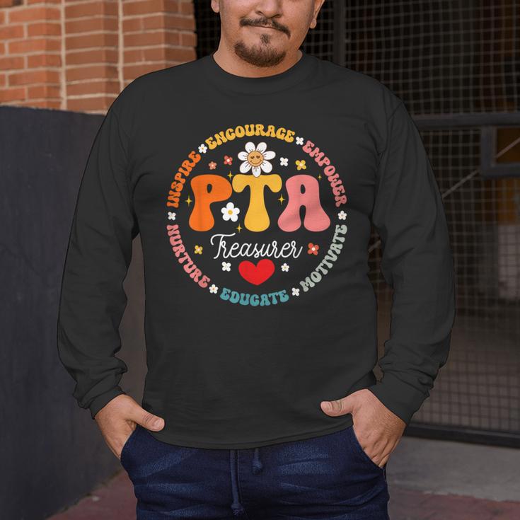 Parents Teacher Association Team Supporter PTA Treasurer For Men Women Girls Kids Men's Long Sleeve T-Shirt, funny design Parents Teacher Association Team Supporter PTA Treasurer For Men Women Girls Kids Men's Long Sleeve T-Shirt, funny design