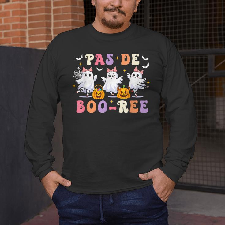 Pas De Boo-Ree Teachers Halloween Costume Ballet Dancers Men's Long Sleeve T-Shirt, funny design Pas De Boo-Ree Teachers Halloween Costume Ballet Dancers Men's Long Sleeve T-Shirt, funny design