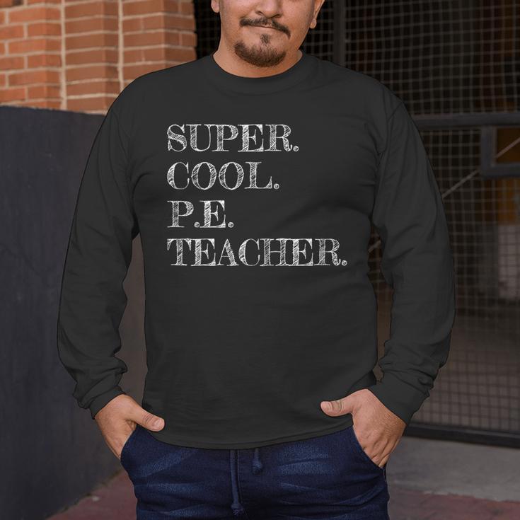 PE Teacher Appreciation Men's Long Sleeve T-Shirt, funny design