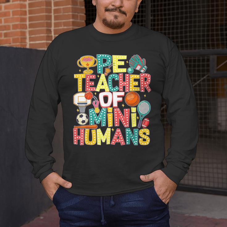 PE Teacher Back To School Physical Education Gym Teachers Men's Long Sleeve T-Shirt, funny design