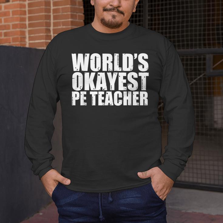 PE Teacher Men's Long Sleeve T-Shirt, funny design PE Teacher Men's Long Sleeve T-Shirt, funny design