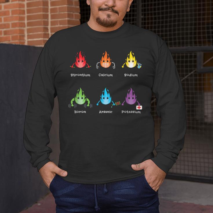 Periodic Elements Chemistry Lovers Science Teacher Men's Long Sleeve T-Shirt, funny design